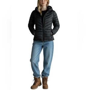 32 Degrees Down Packable Puffer Black Jacket Quilted Coat Womens Size M NEW